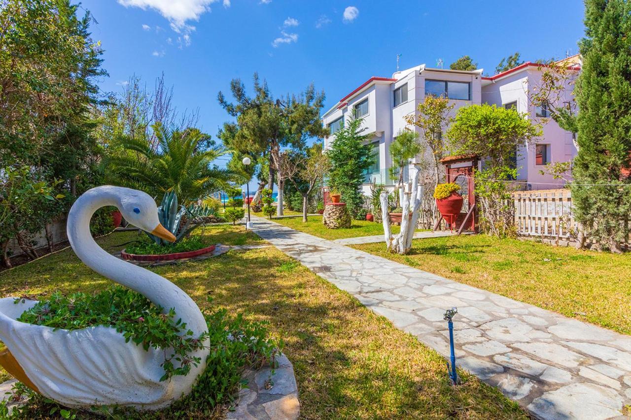 Galazia Akti Seaside Apartments Nikiti  Exteriör bild